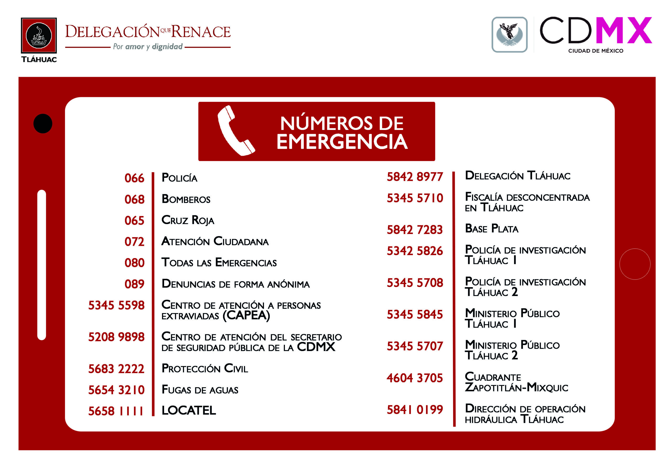 Número de emergencia